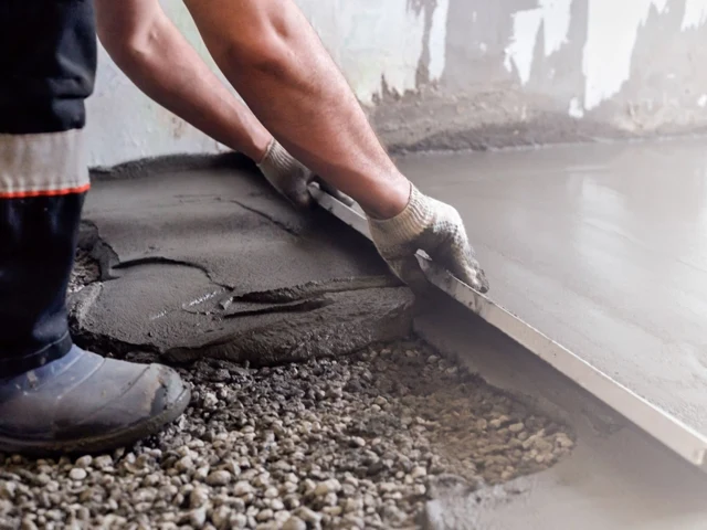 Commercial flooring installation